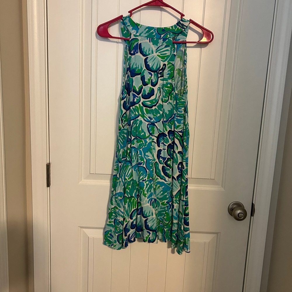 Lilly Pulitzer Archelle Agate Green Halter Dress